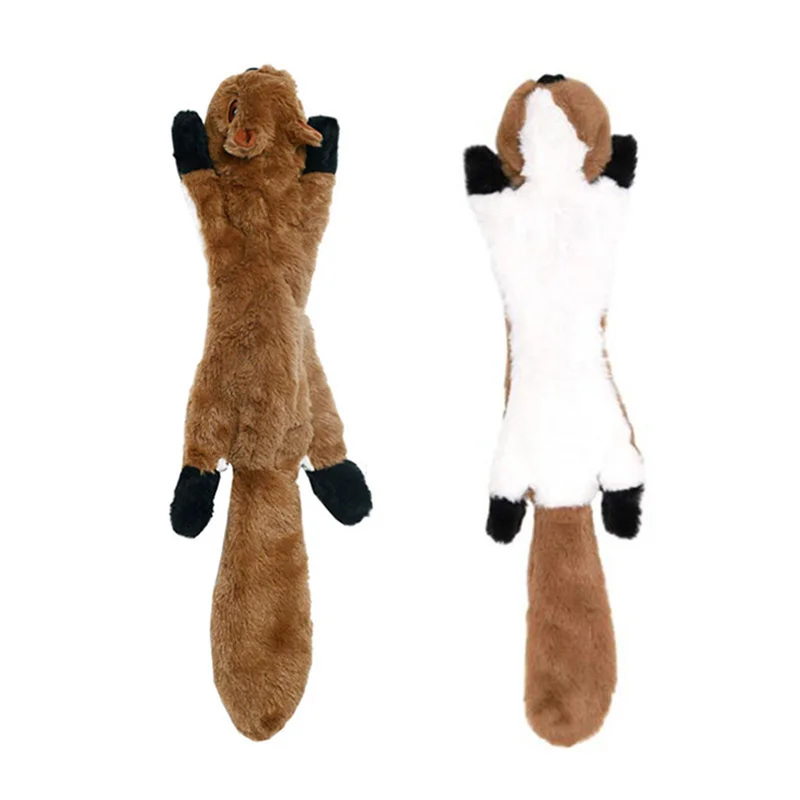 Juguetes de peluche de animales, juguetes para perros con sonido chirriante, durabilidad, mordedores, juguetes para mascotas