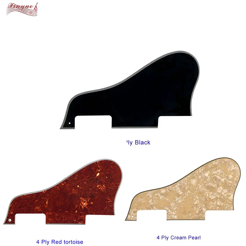 Xinyue Custom Guitar Pickgaurd For One Hole ES 335 Short Jazz Archtop Guitar Pickguard Scratch Plate