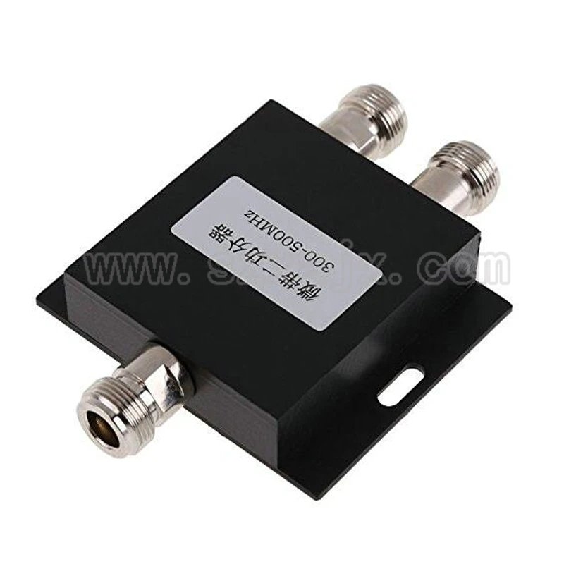 New 2 Way N Power Splitter Microstrip 300mhz~500MHz N female power divider signal cable VHF UHF splitter Fast shipping