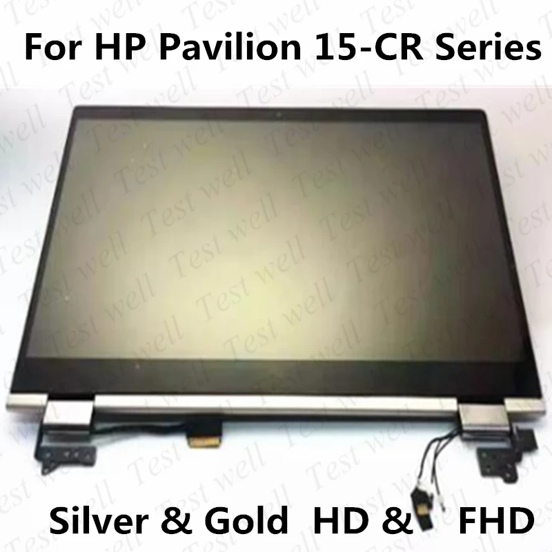 Оригинальная деталь, для HP Pavilion 15-CR 15-CR0087CL HD или FHD ЖК-дисплей, светодиодный сенсорный экран в сборе с крышкой