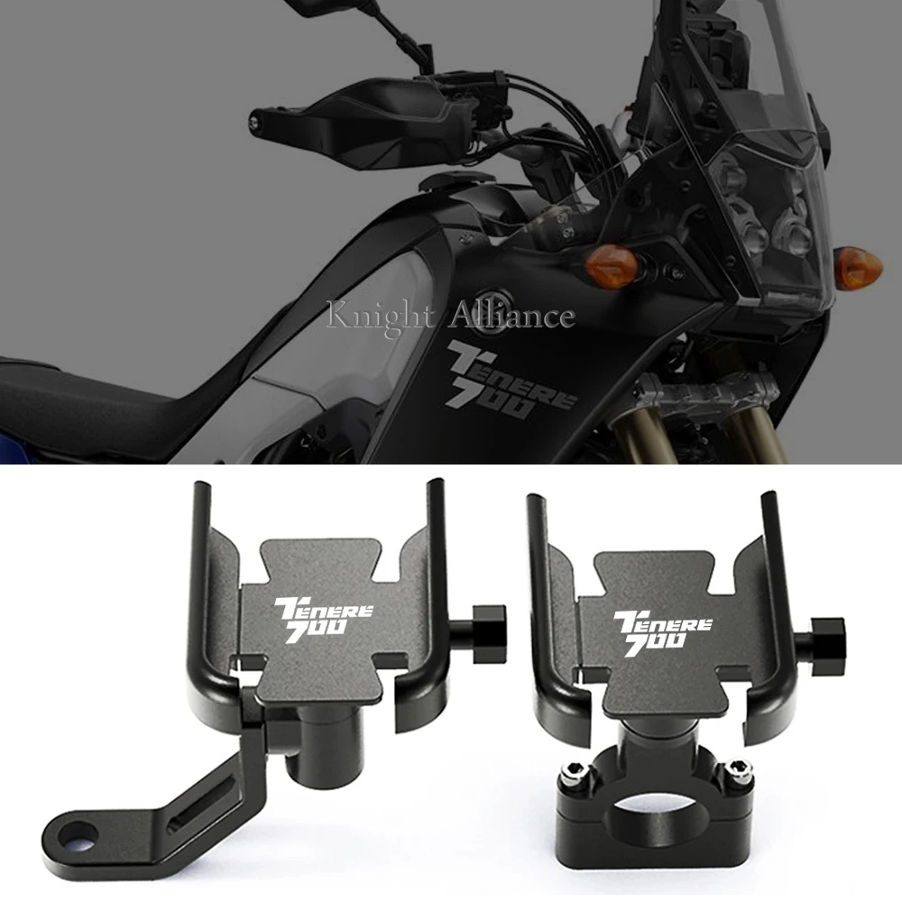 

Motorcycle Accessories Phone Holder Handlebar GPS Stand Navigation Bracket For YAMAHA TENERE700 Tenere 700 XTZ690 XTZ700