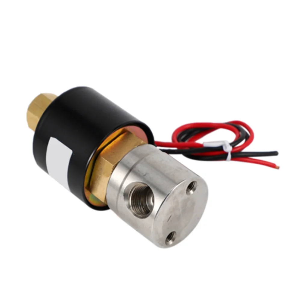1PC 1/4 "DN08 BSP AC220V DC12V DC24V In Acciaio Inox 304 Normalmente Aperto Solenoide Elettrico Valvola N/O