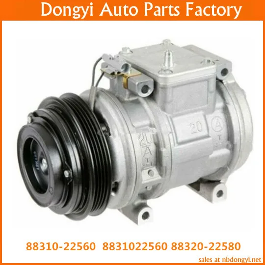 10PA20C  4PK 12v High quality A/C Compressor  For  88310-22560  8831022560 88320-22580