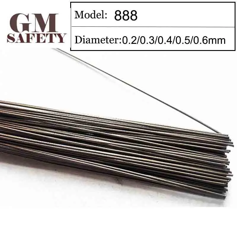 Material de Fio de Solda gm 888 de 0.2 0.3 0.4 0.5 mm Molde de Enchimento de Solda a Laser 0.6 Peças Tubo Gm888