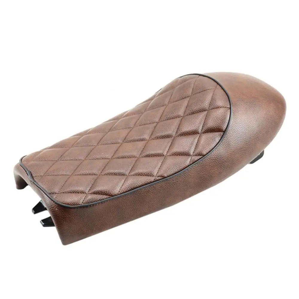 Motorcycle Motorbike Hump Flat Cafe Racer Saddle Seat Cushion Pad for H-onda