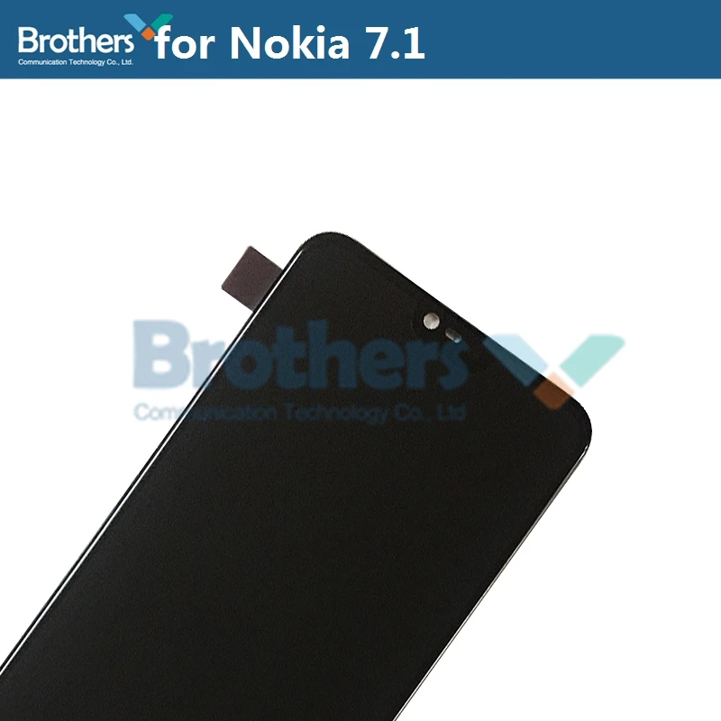 LCD Screen for Nokia 7.1 LCD Display for Nokia 7.1 LCD Assembly Touch Screen Digitizer Phone Replacement Part Tested Working Top