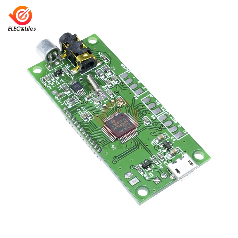 DSP PLL 87-108MHz FM Transmitter Module Stereo Digital Wireless Microphone Board Multi-function Frequency Modulation