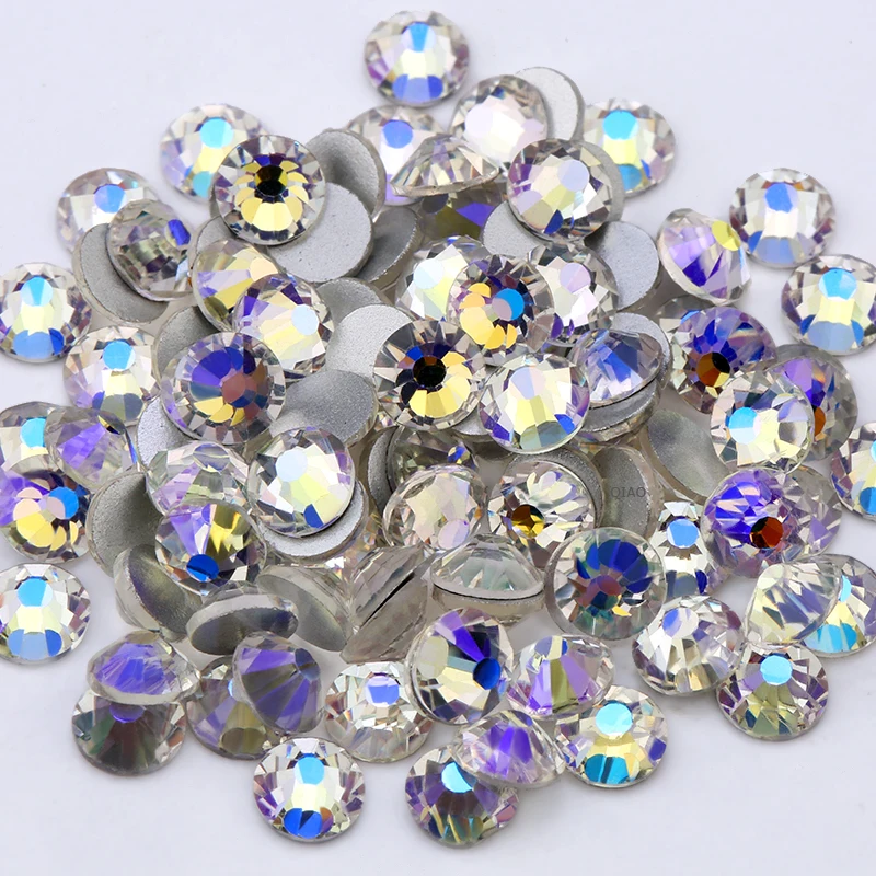 Moonlight purple SS4-SS30 Glass Rhinestone Flatback DIY Nail Deco Beads Not Hotfix Use Glue Wedding Deco