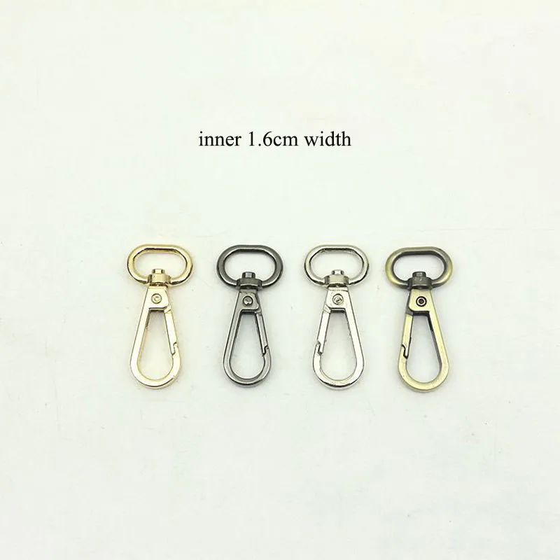 

5pcs 16mm Metal Lobster Clasps Swivel Trigger Clips Snap Carabiner Hook for Backpack Keychain Hardware Bags Accessories