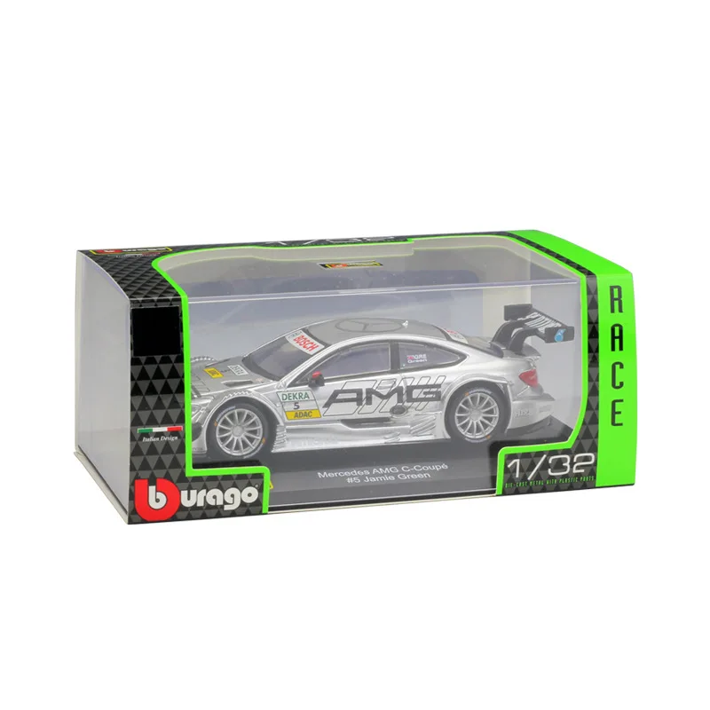 Bburago 1:32 mercedes-benz AMG Audi DTM Snow Dragon Mini DS WRC Rally Racing modelo de aleación, regalos de colección
