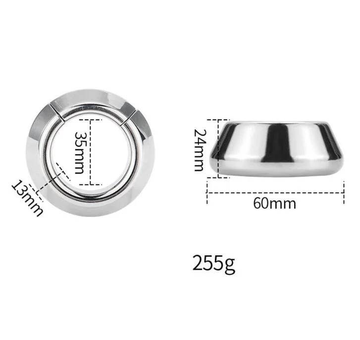 Male Metal Magnetic Therapy Cockring Penis Pendant Foreskin Resistance Delay Gonobolia Ring Prevent Phimosis Correction Sex Toy