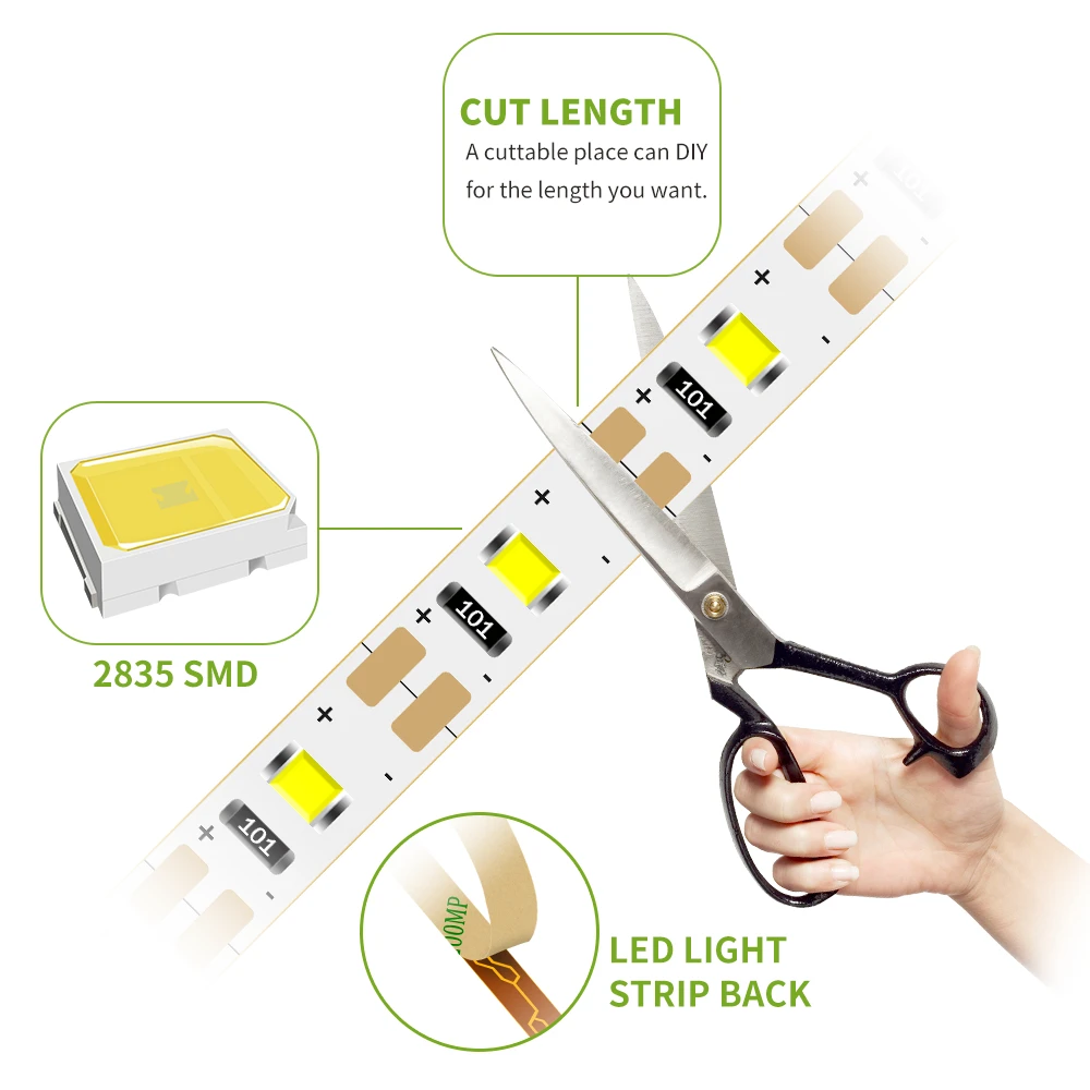 

USB Светодиодные ленты лампы 2835SMD DC5V гибкий светодиодный светильник лента 1 м 2 м 3 м 4 м 5 м ТВ Подсветка светильник декора дома светильник ing белый/теплый белый/белый