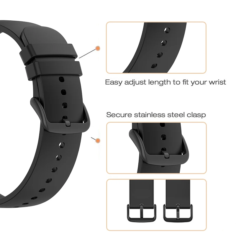 For Huami Amazfit GTR 2 / 2e / 2 eSIM Watch 22mm Silicone Strap Smartwatch Replacement Multi-Colour Sport Bracelet Accessories