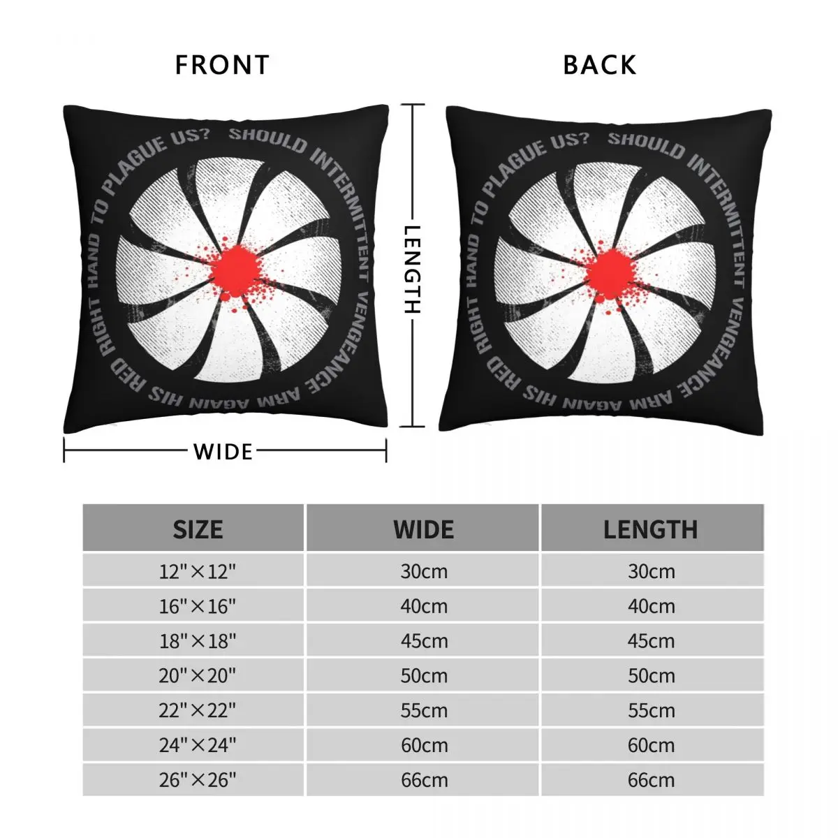 Chaos Insurgency SCP Foundation Square Pillowcase Polyester Linen Velvet Printed Zip Decor Throw Pillow Case Room Cushion Case