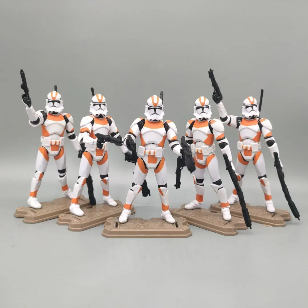 

Экшн-Фигурка «Звездные войны» 3,75 дюйма, много из 5 республик утапау, оранжево-белый солдат, свободная фигурка