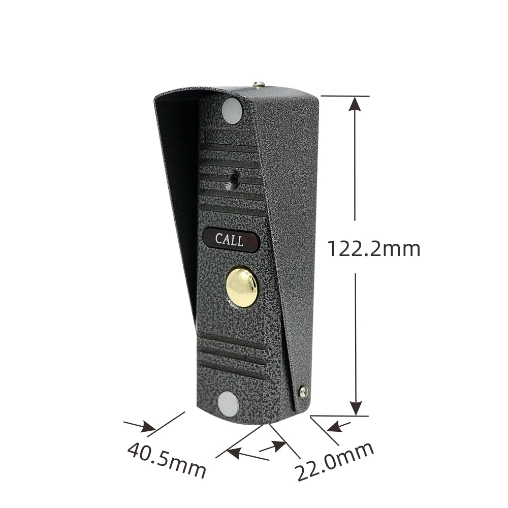 Jeatone-intercomunicador inteligente Tuya, botón de timbre, soporte WIFI, control remoto, desbloqueo de teléfono de puerta con cámara 84201, color