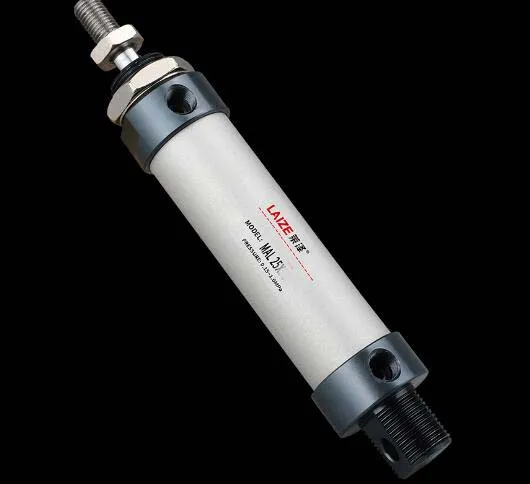 

25mm Bore 75mm Stroke Aluminum Alloy Pneumatic Air Cylinder MAL25x75