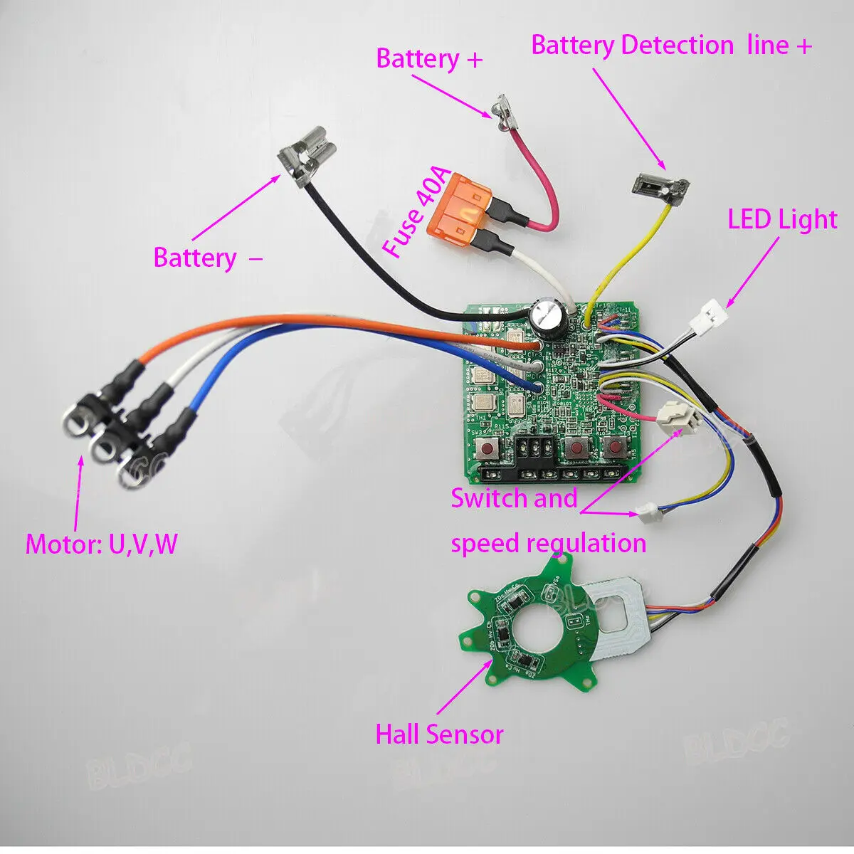 MAKITA Controller Stator 620520-4 for 620893-5 DTD170 XTD12M XTD12R XTD12T DC 18V 3-Key Switch Impact Driver