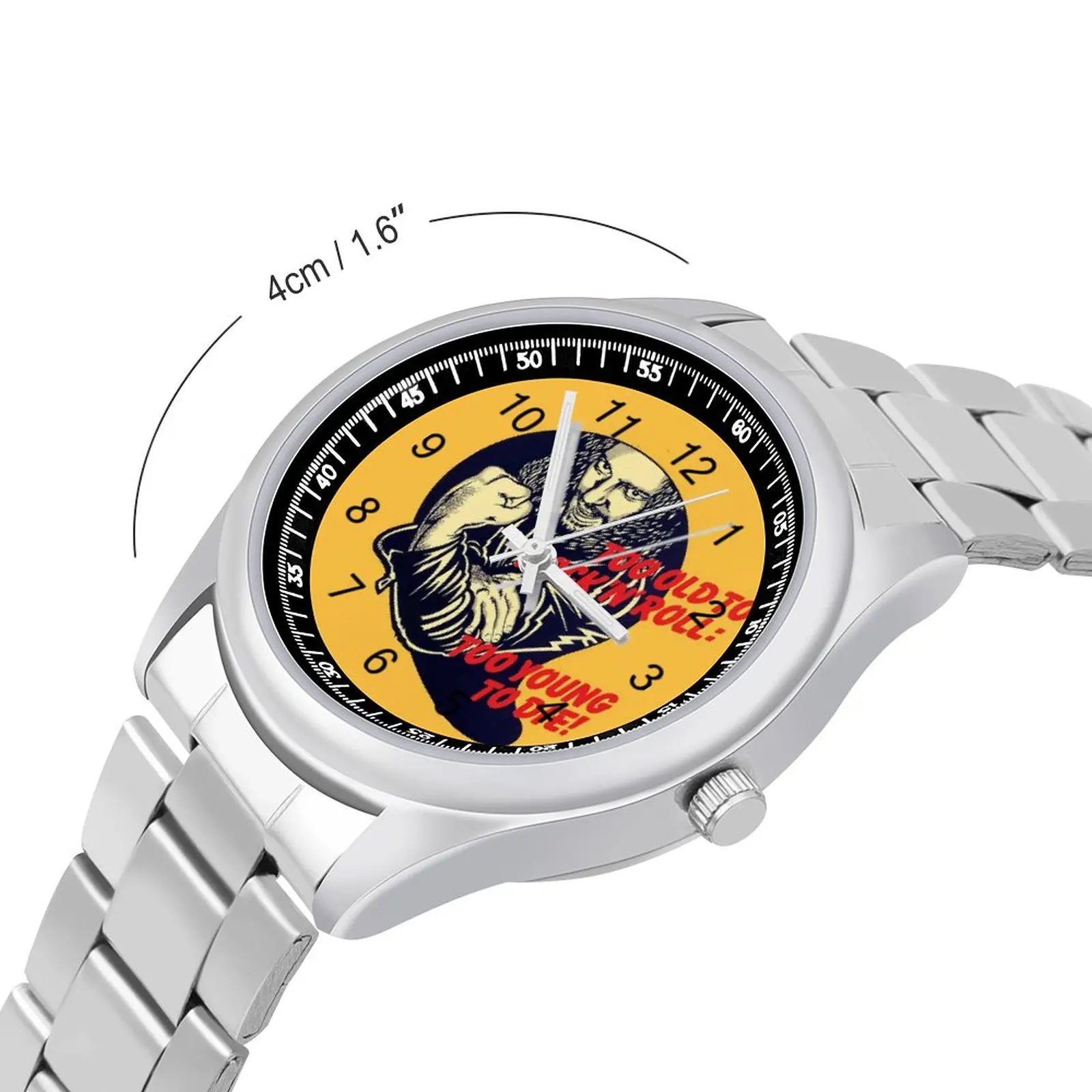 Jethro Tull Quartz Watch Photo Retro Wrist Watch Stainless High Class Office Boys Wristwatch