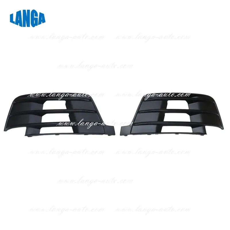 4M0807681D 4M0807682D Fit For Audi Q7 S Line  2016 - Front bumper Foglamp Cover Fog light Grill