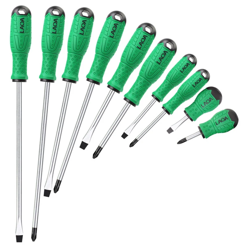 LAOA Industrial S2 Screwdriver Slotted and Phillips Screwdrivers Set High Quality Household Hand Tools