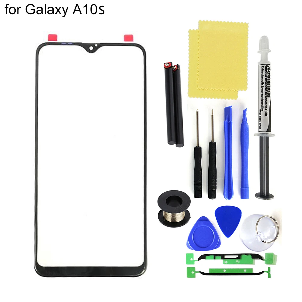 For Samsung Galaxy  A10S/20S/40S/50S/70S Touch Screen Front Glass Panel Digitizer Touchpad Repair Spare Parts