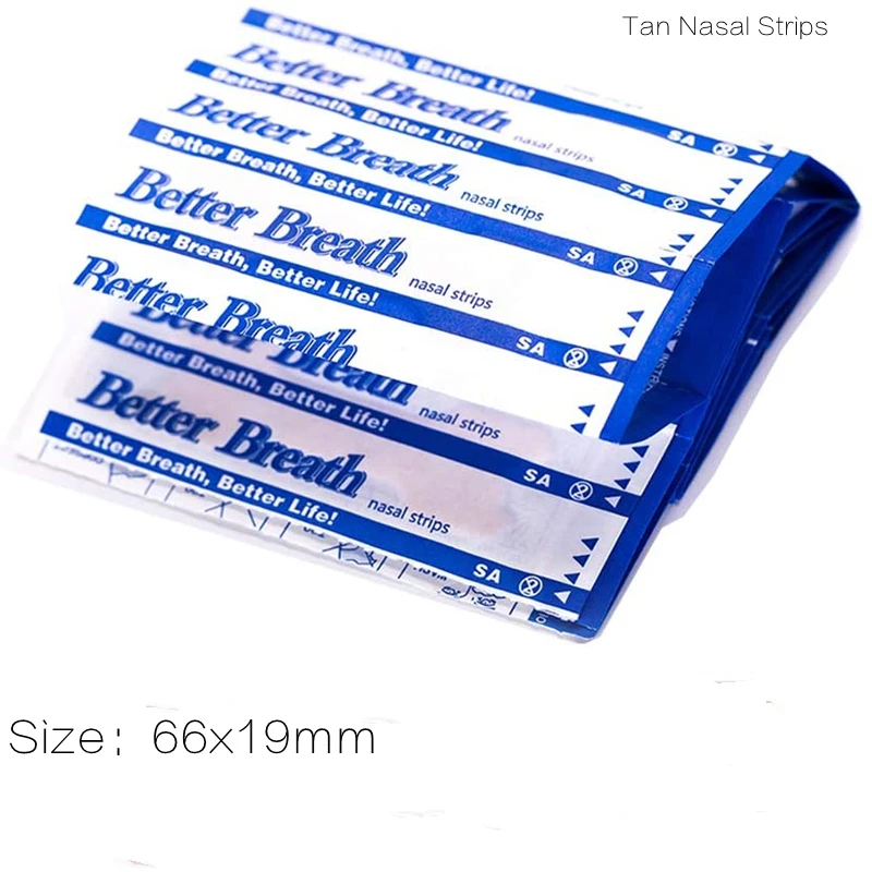 Tiras nasais para prevenção do ronco, anti ronco adesivo, melhor respirar longe do ronco, anti-ronco, nariz-prevenção, 55x16mm, 200pcs