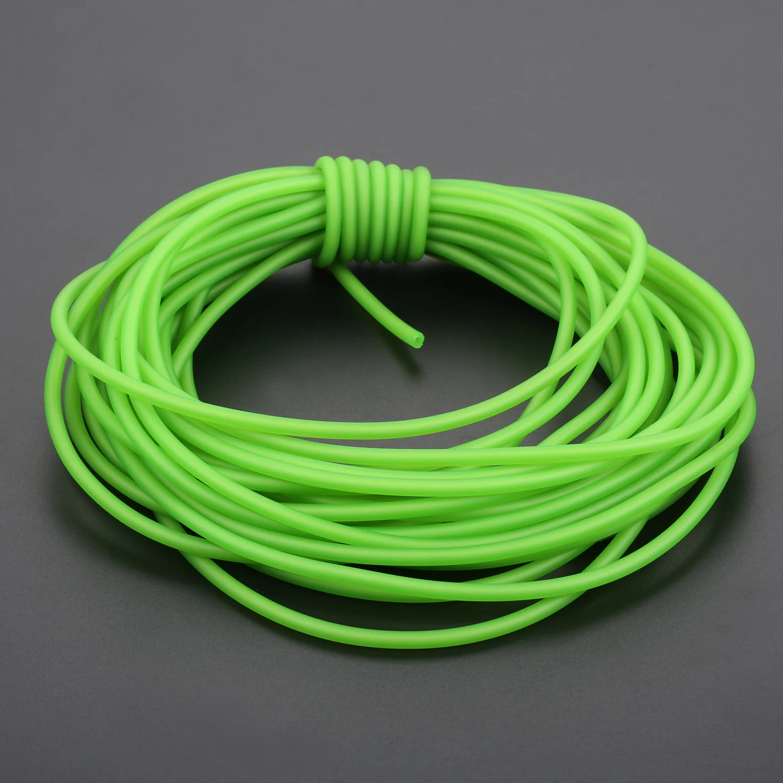 SURIEEN Hunting 10M 1.6x3.6mm Strong Slingshot Natural Latex Tube Catapult Sling Shot Rubber Band Green Elastic Bungee Tube 1636