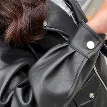 Faux Leather Motorcycle Jacket #4