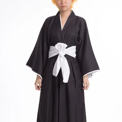 Anime Bleach Cosplay Costumes Kurosaki Ichigo Black Robe Halloween Carnival Party Game Costume