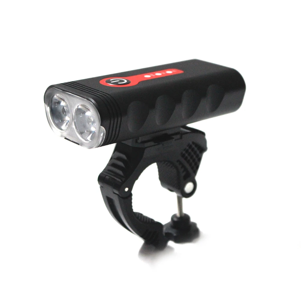 Outdoor LED Bicycle Light 5 Modes  Riding Headlight USB Rechargeable Built-in Battery Bicycle Front Lamp Flashlight