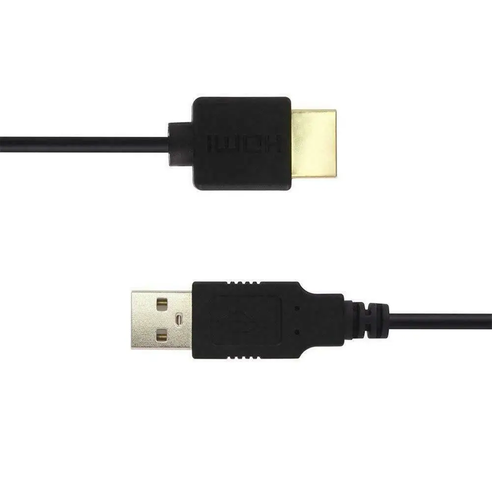 Smart Device Laptop Power Cable HDMI-compatible Cable Male-Famel HDMI-compatible to USB Power Cable USB to HDMI-compatible Cable