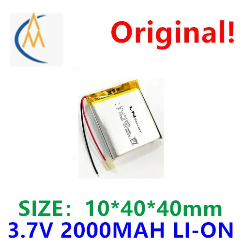 buy more will cheap  104040 3.7V 2000mAh emergency power supply cosmetic mirror lithium ion battery factory product a