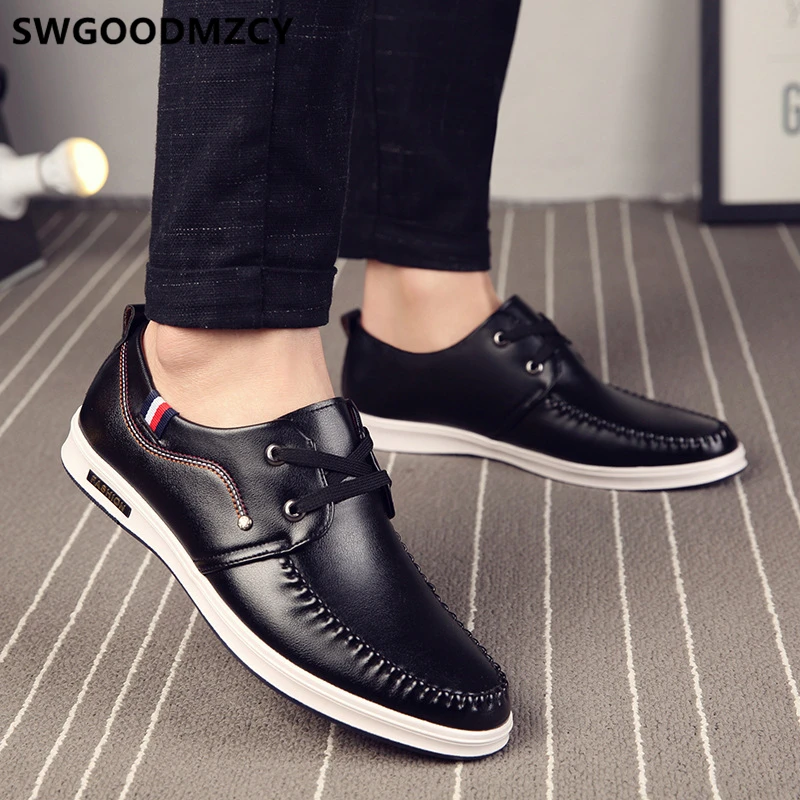 Black Men Shoes Leather Oxford Shoes For Men Fashion Luxury Shoes Men Zapato Hombre Casual De Cuero Sapato Social Masculino 2024