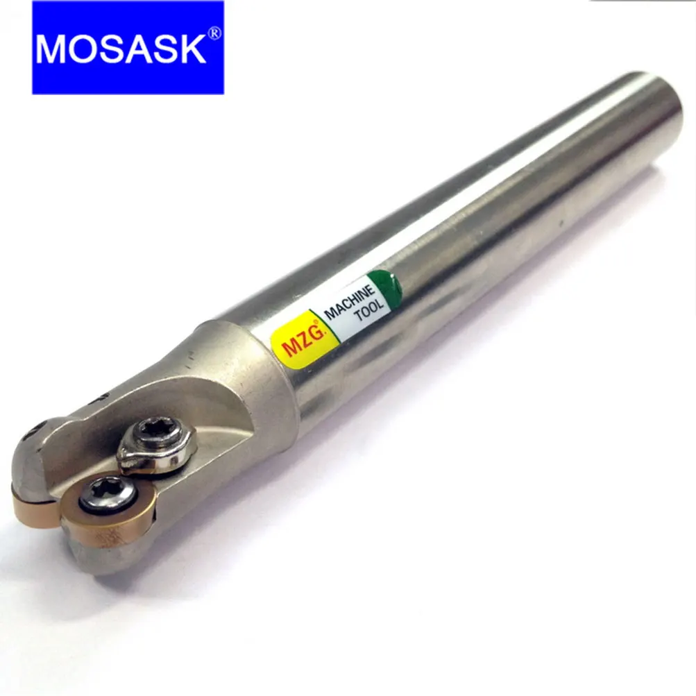 Imagem -06 - Mosask Emr Face Mill Tool Cnc Metal Trabalhando Torno Tungstênio Usinagem Nariz Redondo Carbide Fresa 25 mm 32 mm
