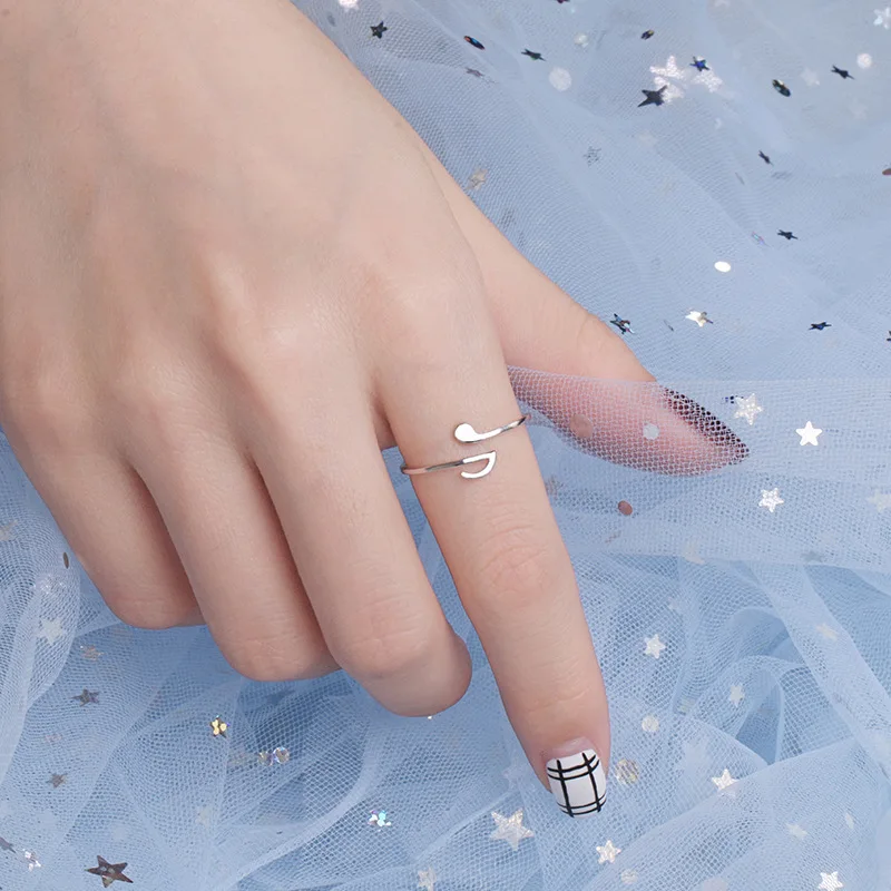 Versilberte Blütenblätter-Ringe für Frauen, süßer, schlichter, modischer, offener, verstellbarer Schmetterlingsring, Partyschmuck, Geburtstagsgeschenk – Detail 33