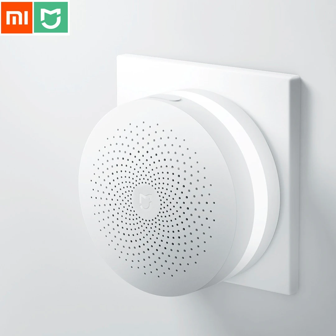 China Version Xiaomi Mijia Gateway 2 Smart Home Kits Gateway Hub Alarm System Control Radio Bell Temperature No Package