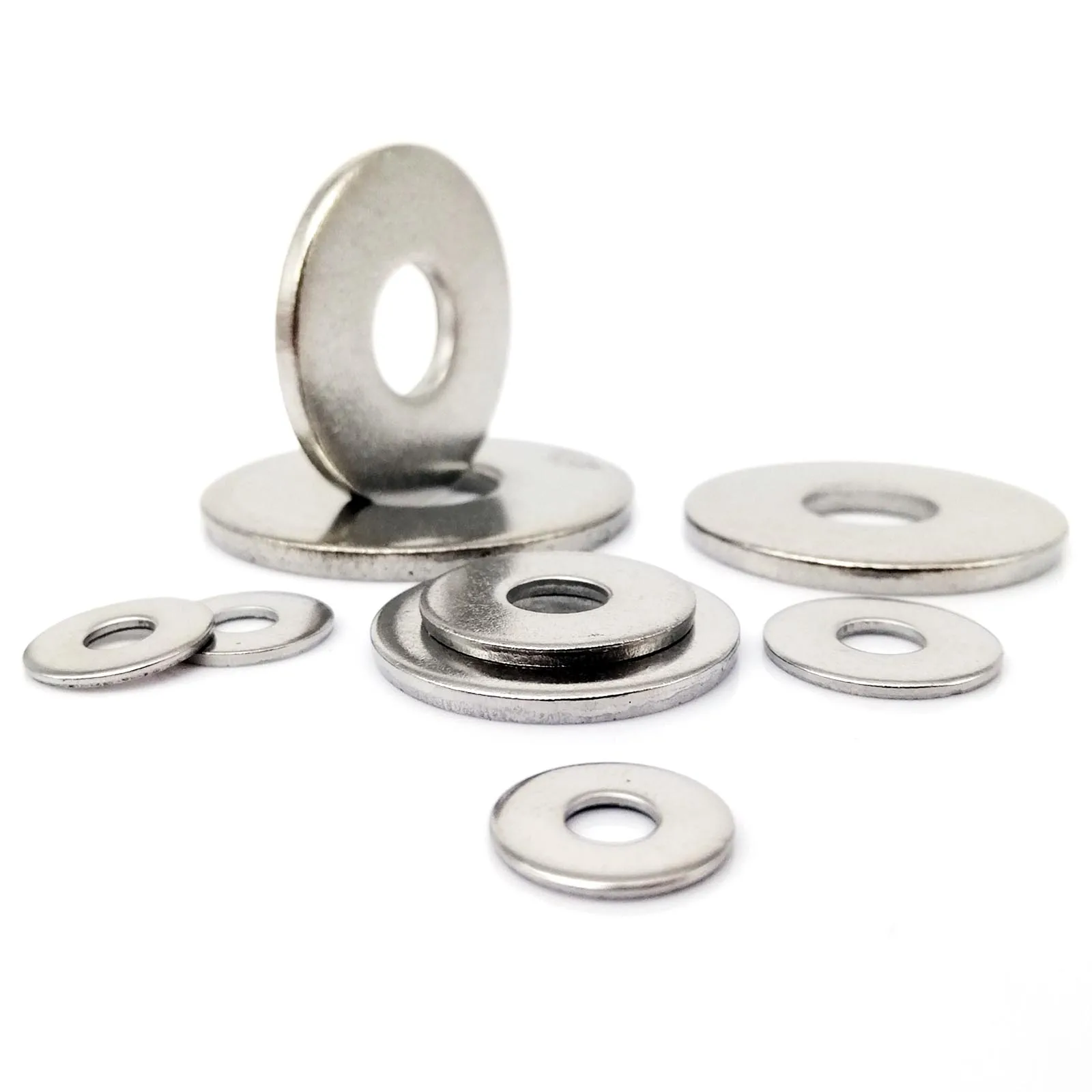 M2.5 M3 M3.5 M4 M5 M6 M8 M10 M12 M16 A2-70 304 Stainless Steel Extra Large Oversize Big Wide Thick Plain Gasket Shim Flat Washer