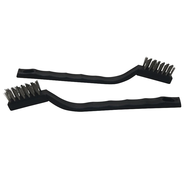 Wire Brush Interior Cleaning Brush Of Automobile Engine Metal Brush Derusting Brush Derusting Brush For Curved Handle Gap