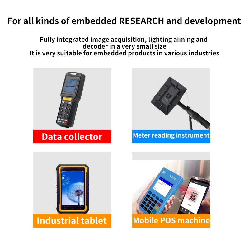 ScanHomeFixed-mount Barcode Scanners Embedded Barcode Readers Engine USB RS232 1D/2D QR PDF417 DPM hands-free scanning SH-40
