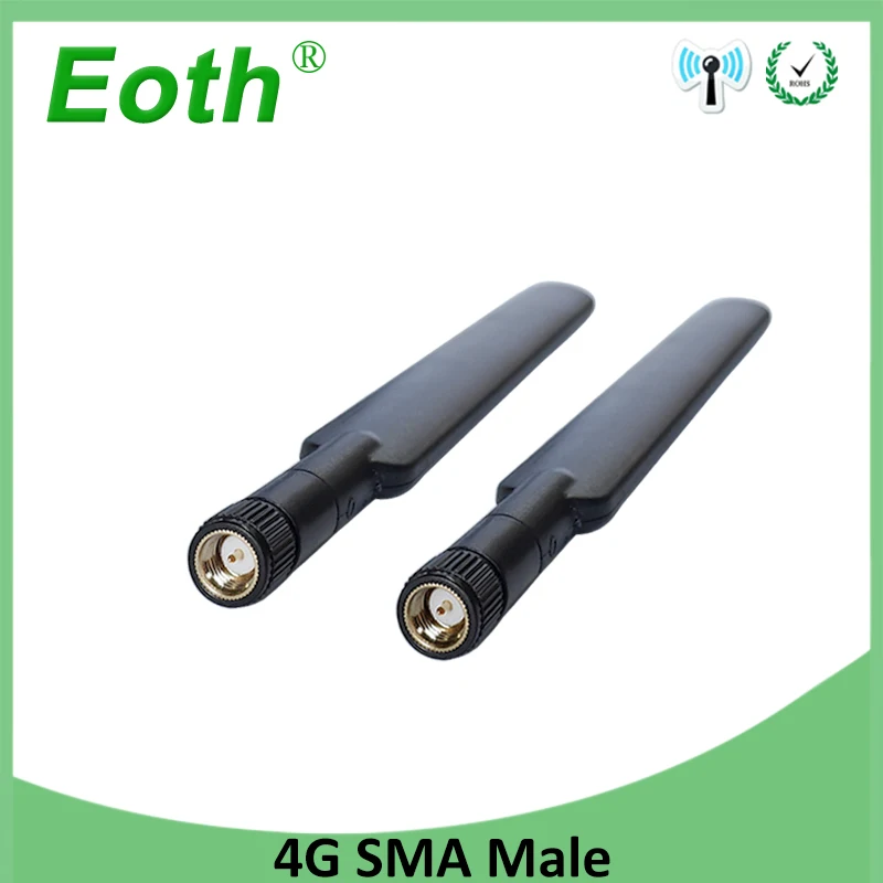 Eoth 1 2 5pcs 4G lte antenne 5dbi SMA Stecker Stecker antenne für huawei router externe repeater wireless modem antene