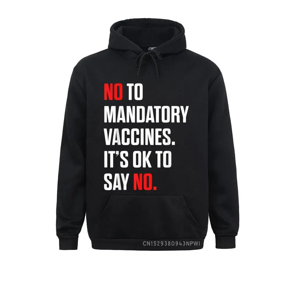 

Anti Mandatory Vaccine Say No Against Vaccination Pullover Men Long Sleeve Sweatshirts Vintage Hoodies New Design Fitness Hoods