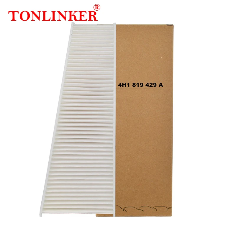 TONLINKER External Cabin Filter 4H1819429A For Audi A8 S8 3rd D4 2009-2013 2014 2015 2016 2017 2018 All Model Car Accessories