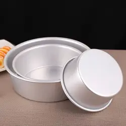4/5/6/7/8/9/10 Inch Metal Round Cake Mold Aluminium Alloy Non-Stick Cake Pan Mousse Cake Tray Baking Tool