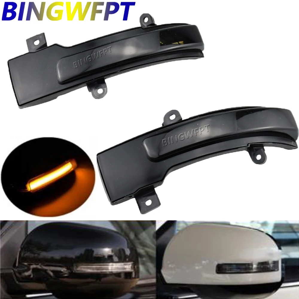 Turn Signal Light For Mitsubishi Outlander 2013 - 2020 Lancer 2016-2021 LED Side Wing Dynamic Rearview Mirror Indicator
