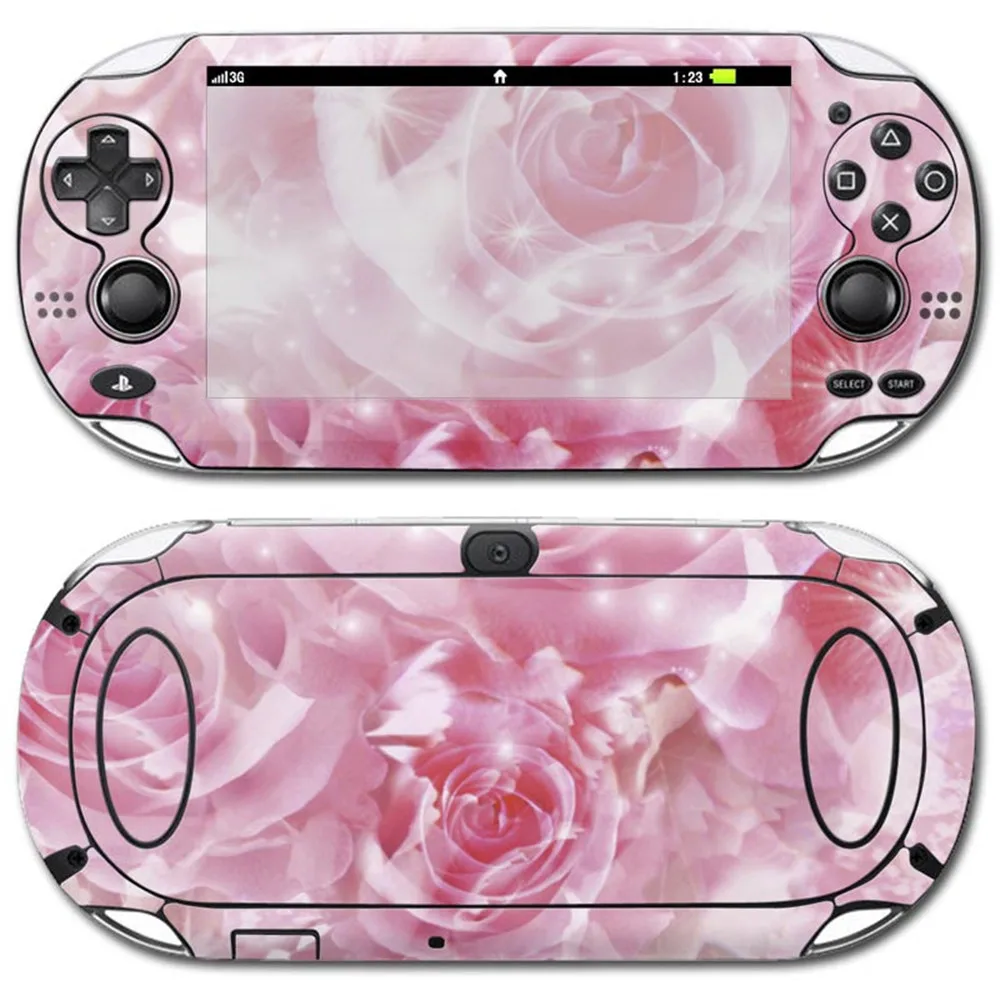 Decal Vinil Aksesori Game Tahan Air Desain Naga untuk PS Vita 1000 Stiker Kulit