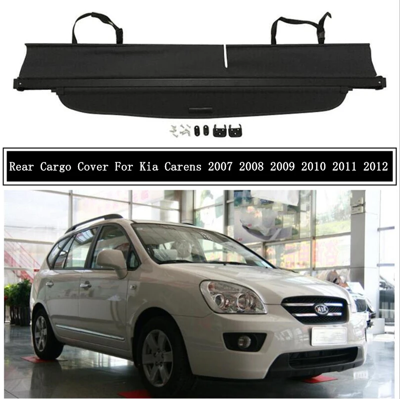 

Rear Cargo Cover For KIA Carens 2007 2008 2009 2010 2011 2012 Partition Curtain Screen Shade Trunk Security Shield Accessories