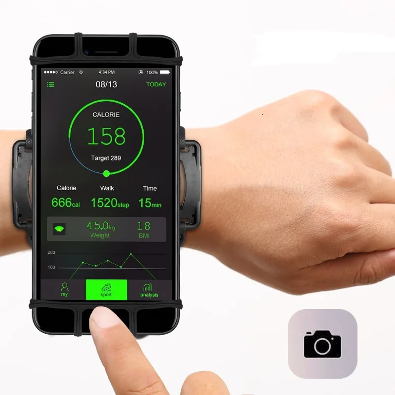 Running Sport Phone Case On Hand Armband For iPhone 17  Xr 12 13 11 14 pro max Phone holder Brassard Arm band