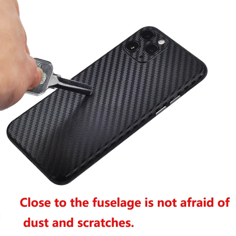 ألياف الكربون بولي كلوريد الفينيل ملصقات الهاتف آيفون 7 8 Plus عودة الأفلام لصائق آيفون XR 11Pro ماكس ملصق لاصق الجلد