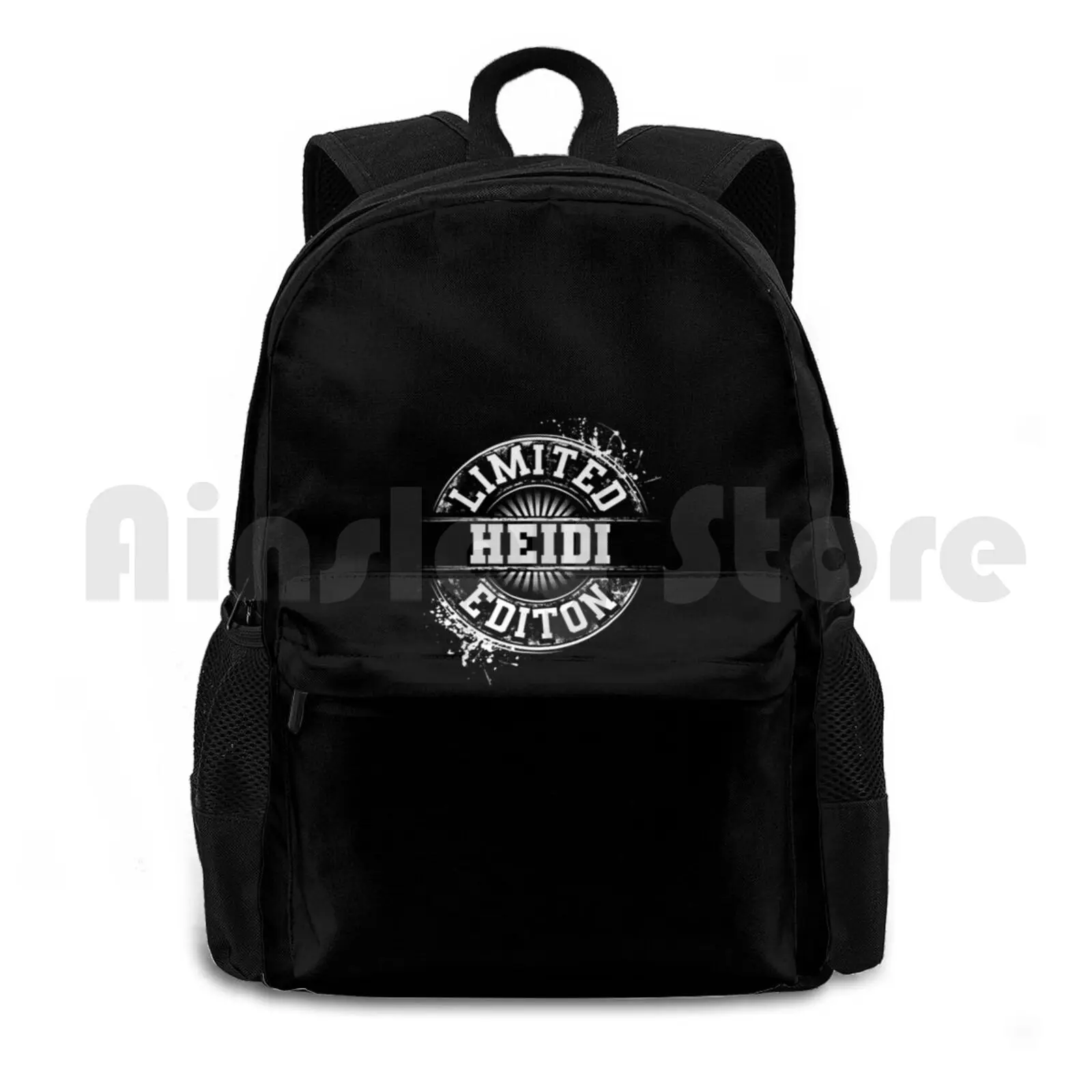 

Heidi Limited Edition Funny Personalized Name Gift Idea Outdoor Hiking Backpack Waterproof Camping Travel Danniversaire